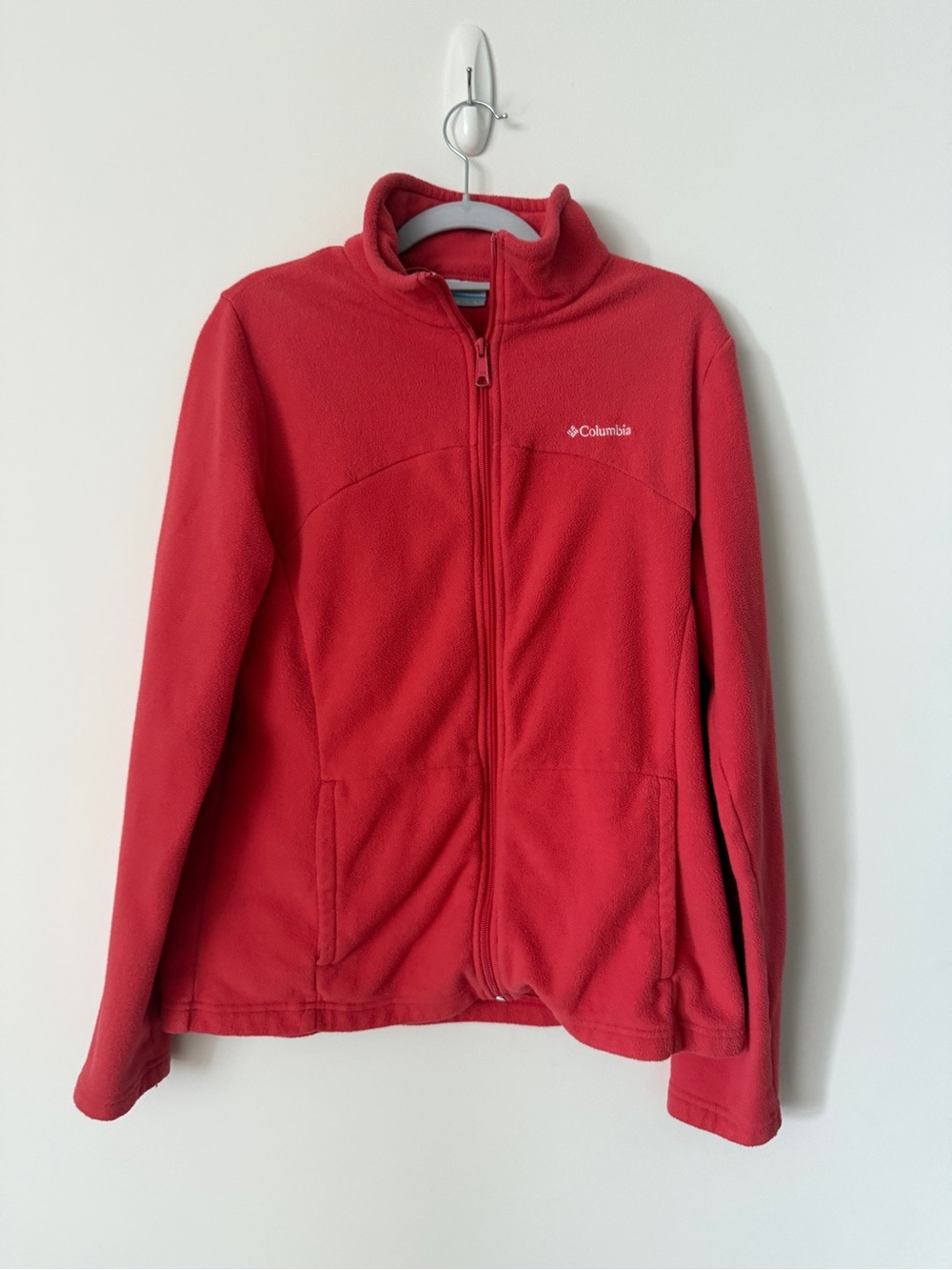 Columbia Coral-Red Women's Lightweight Fleece Jacket
